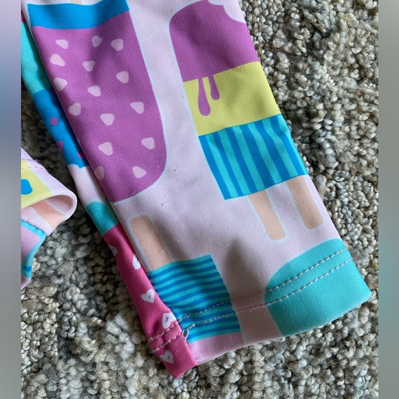 RuffleButts 12-18 Month Rash Guard Bikini - Picture 2 of 4